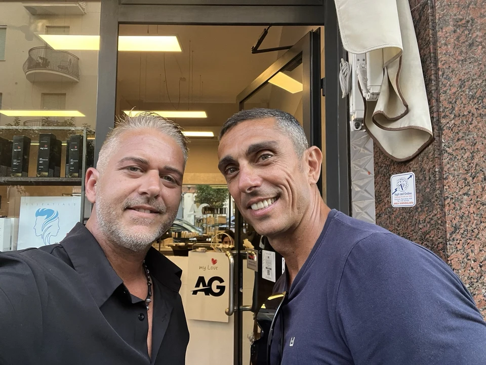 Moreno Longo au salon AG · 1