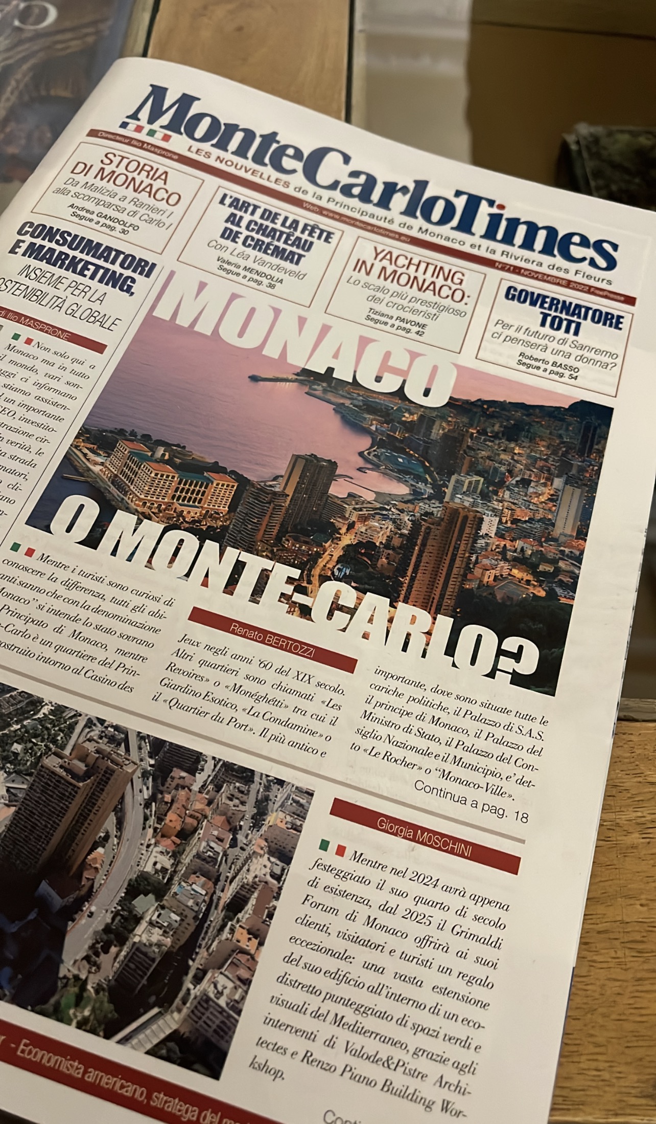MonteCarloTimes · Rassegna internazionale